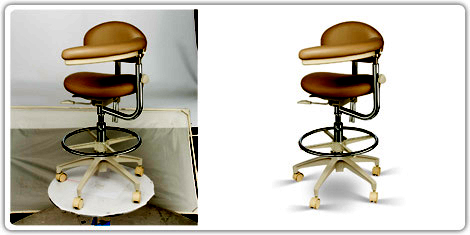 Chair Clipping Path